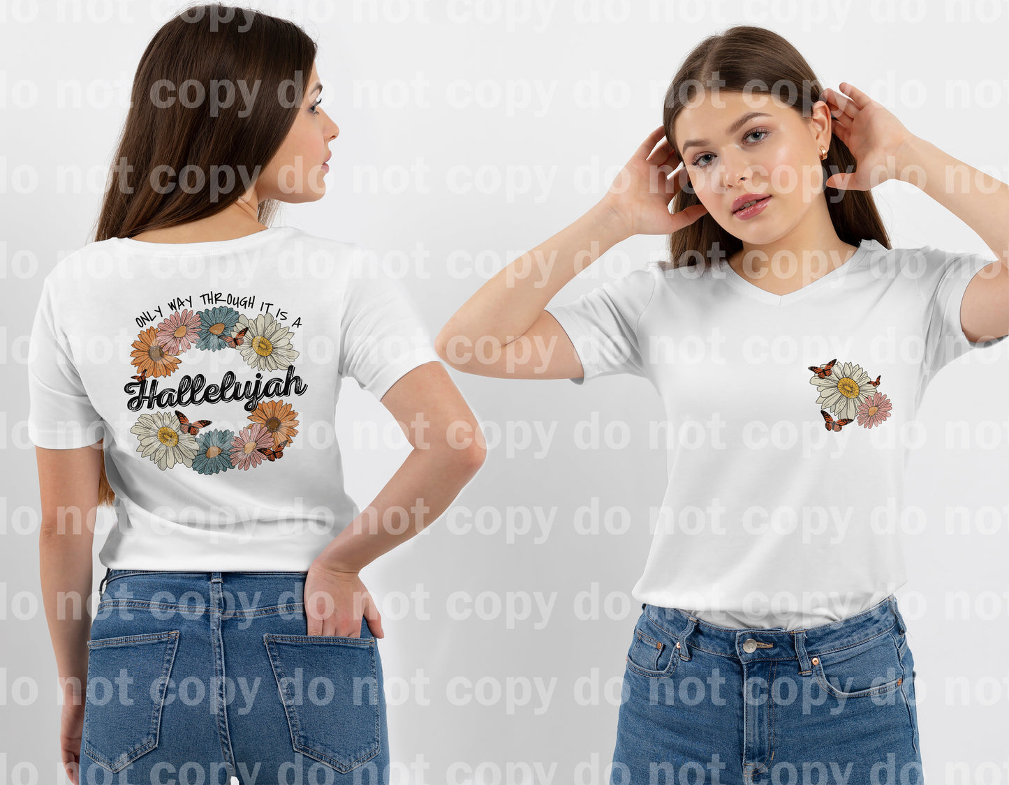 Only Way Through It Is A Hallelujah with Pocket Option Dream Print or Sublimation Print