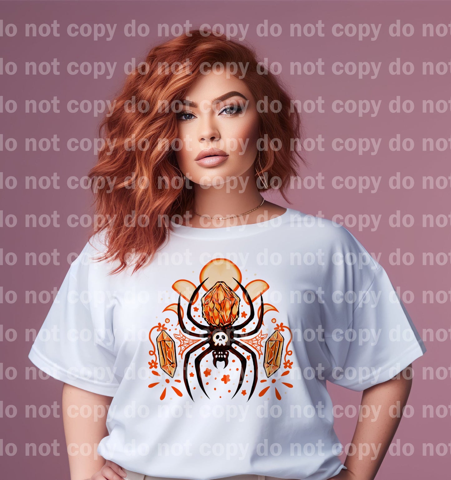 Orange Crystal Spider Dream Print or Sublimation Print