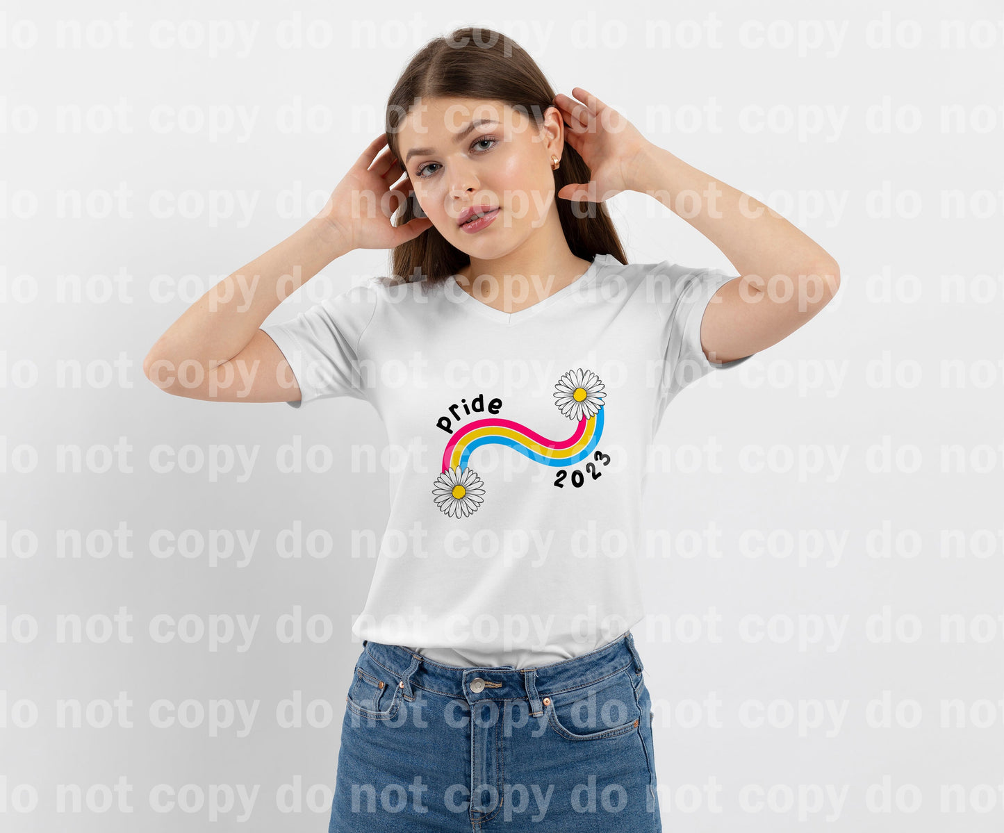 Pansexual Pride 2023 Black/White Dream Print or Sublimation Print