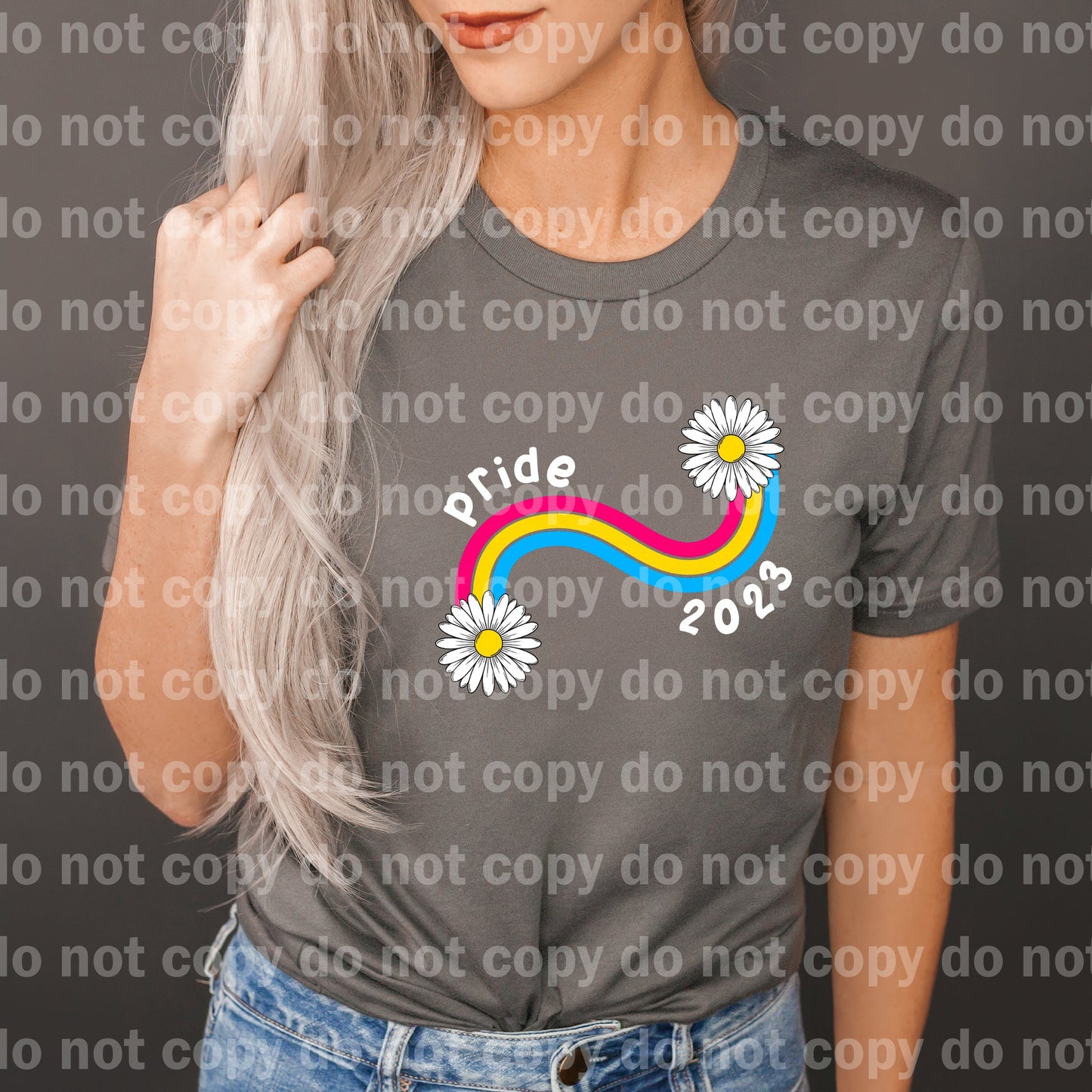 Pansexual Pride 2023 Black/White Dream Print or Sublimation Print