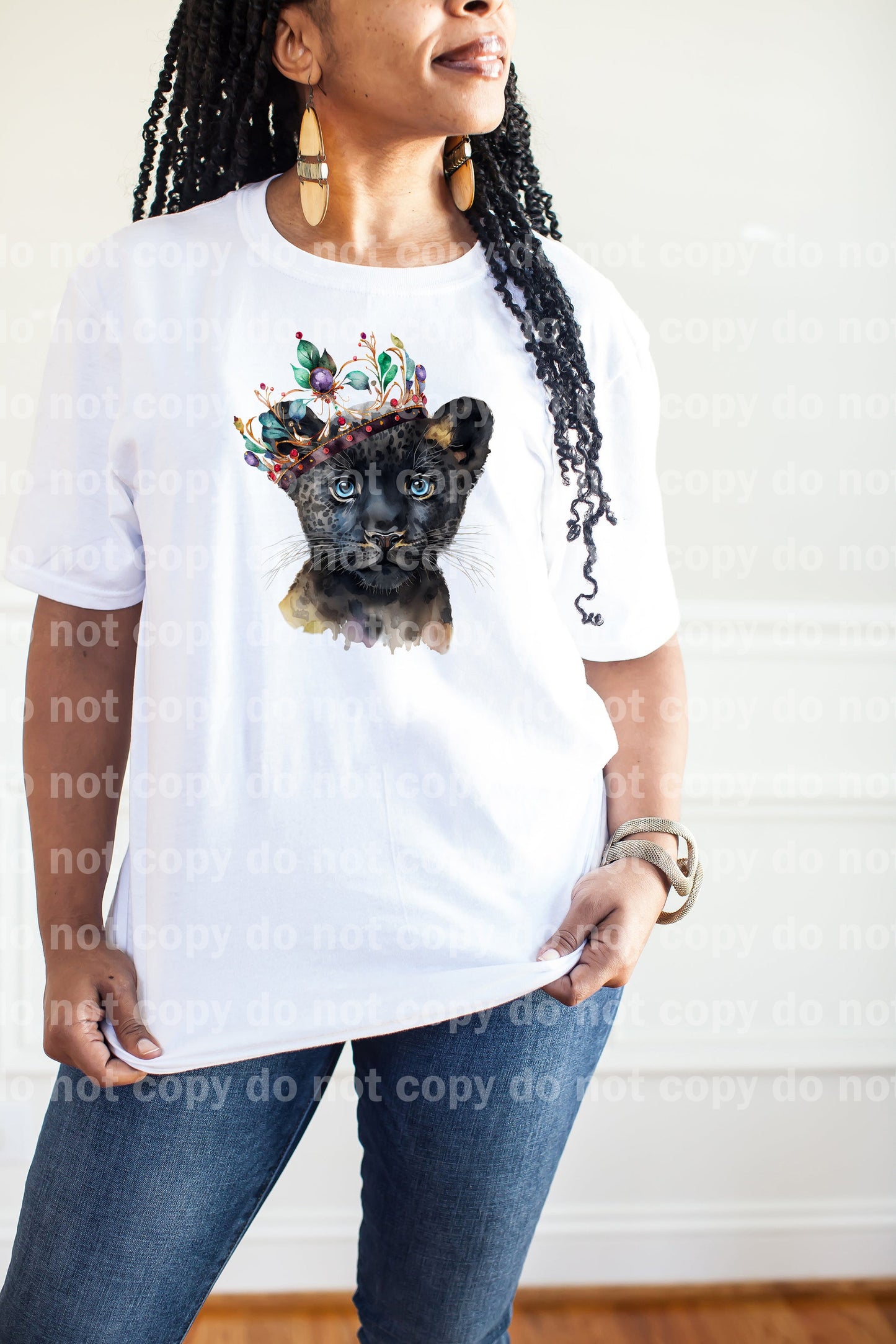 Panther With Crown Dream Print or Sublimation Print