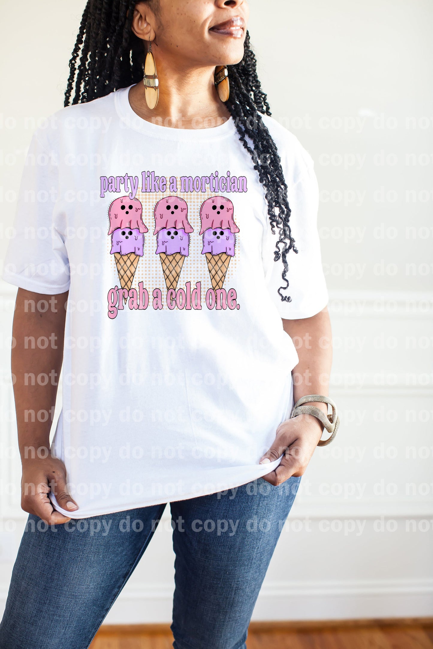 Party Like A Mortician Grab A Cold One Dream Print or Sublimation Print