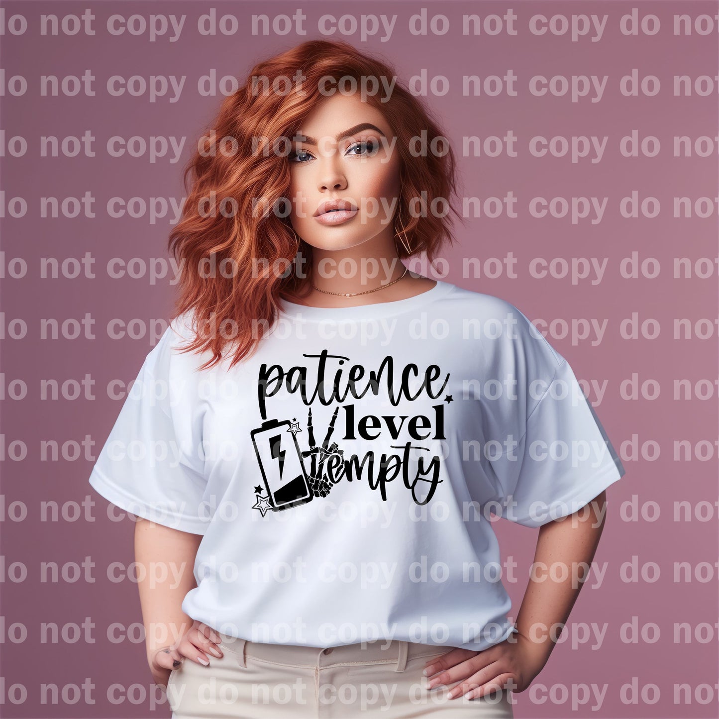 Patience Level Empty Dream Print or Sublimation Print