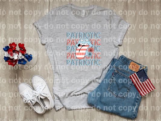 Patriotic Floral Tongue Dream Print or Sublimation Print