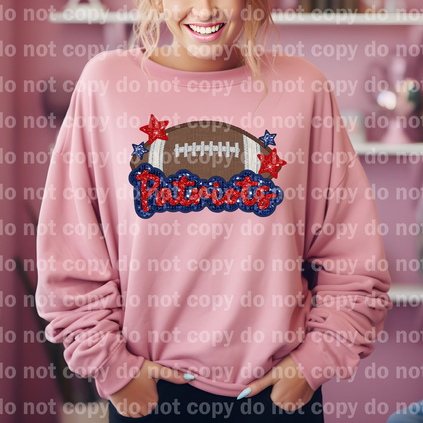 Patriots Football Dream Print or Sublimation Print