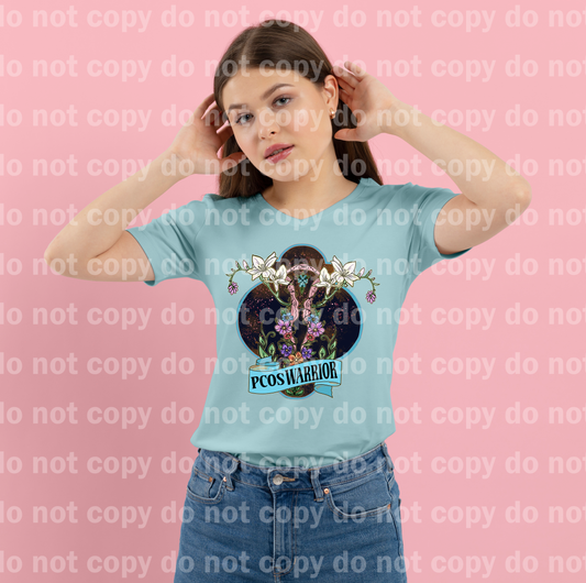 PCOS Warrior Floral Emblem