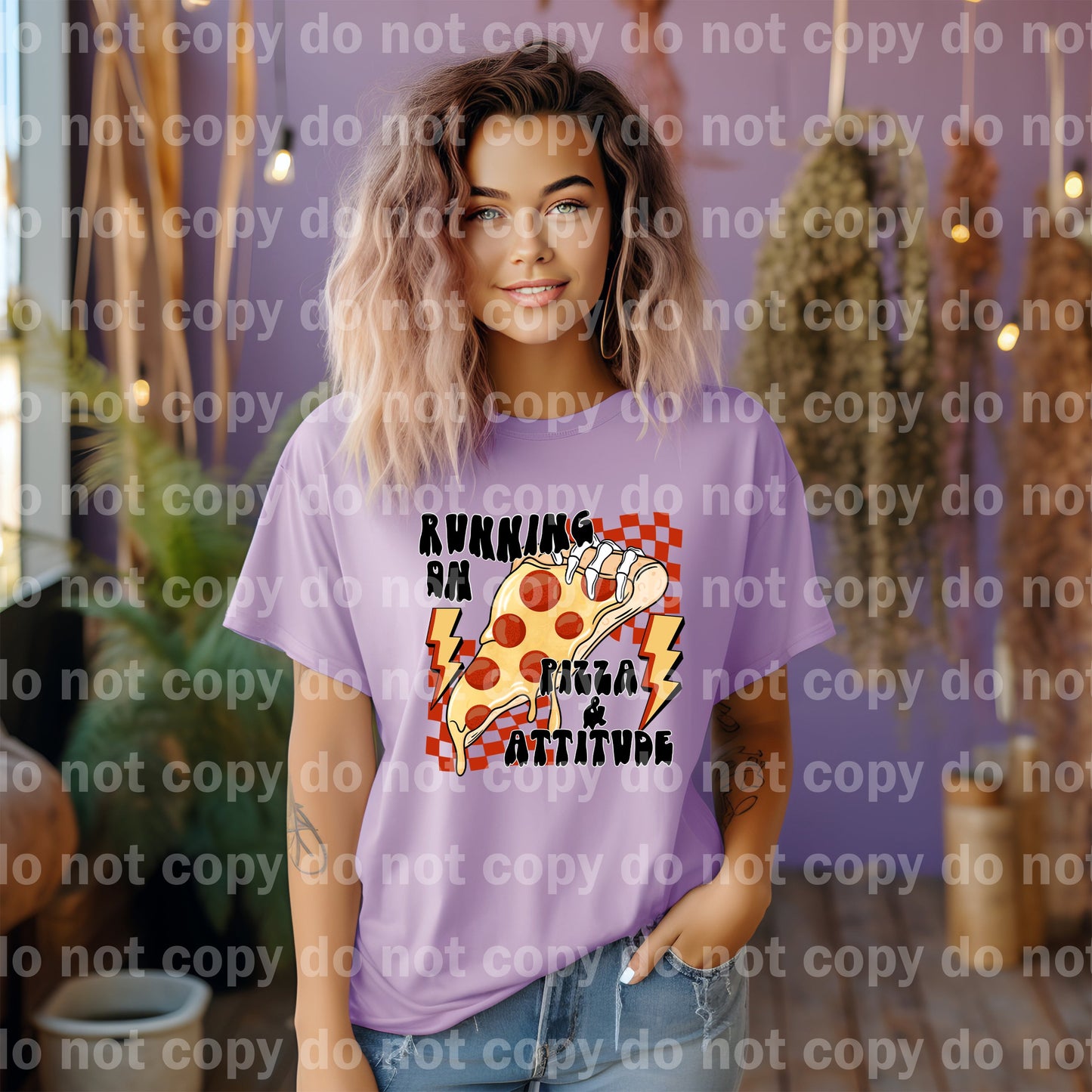 Running On Pizza And Attitude Pepperoni Dream Print or Sublimation Print