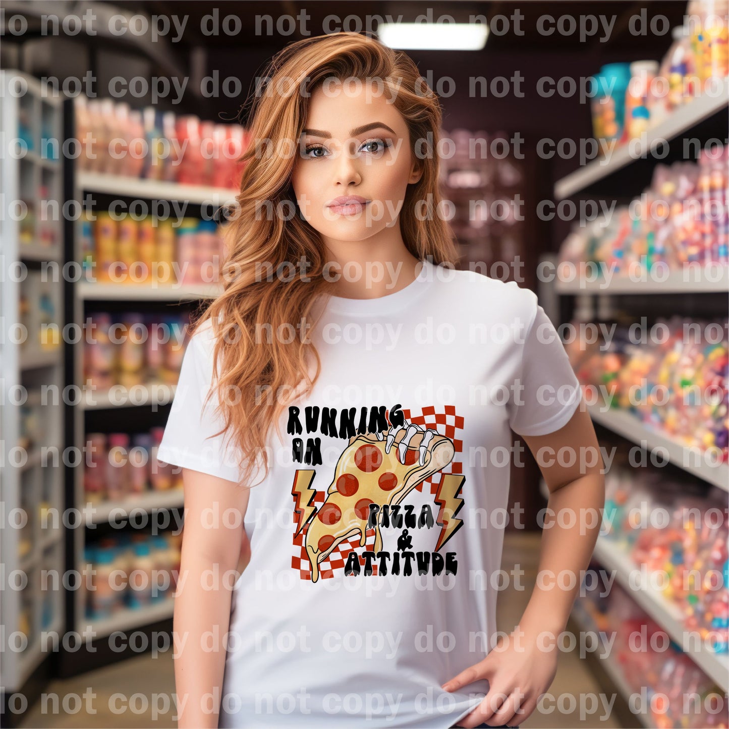 Running On Pizza And Attitude Pepperoni Dream Print or Sublimation Print