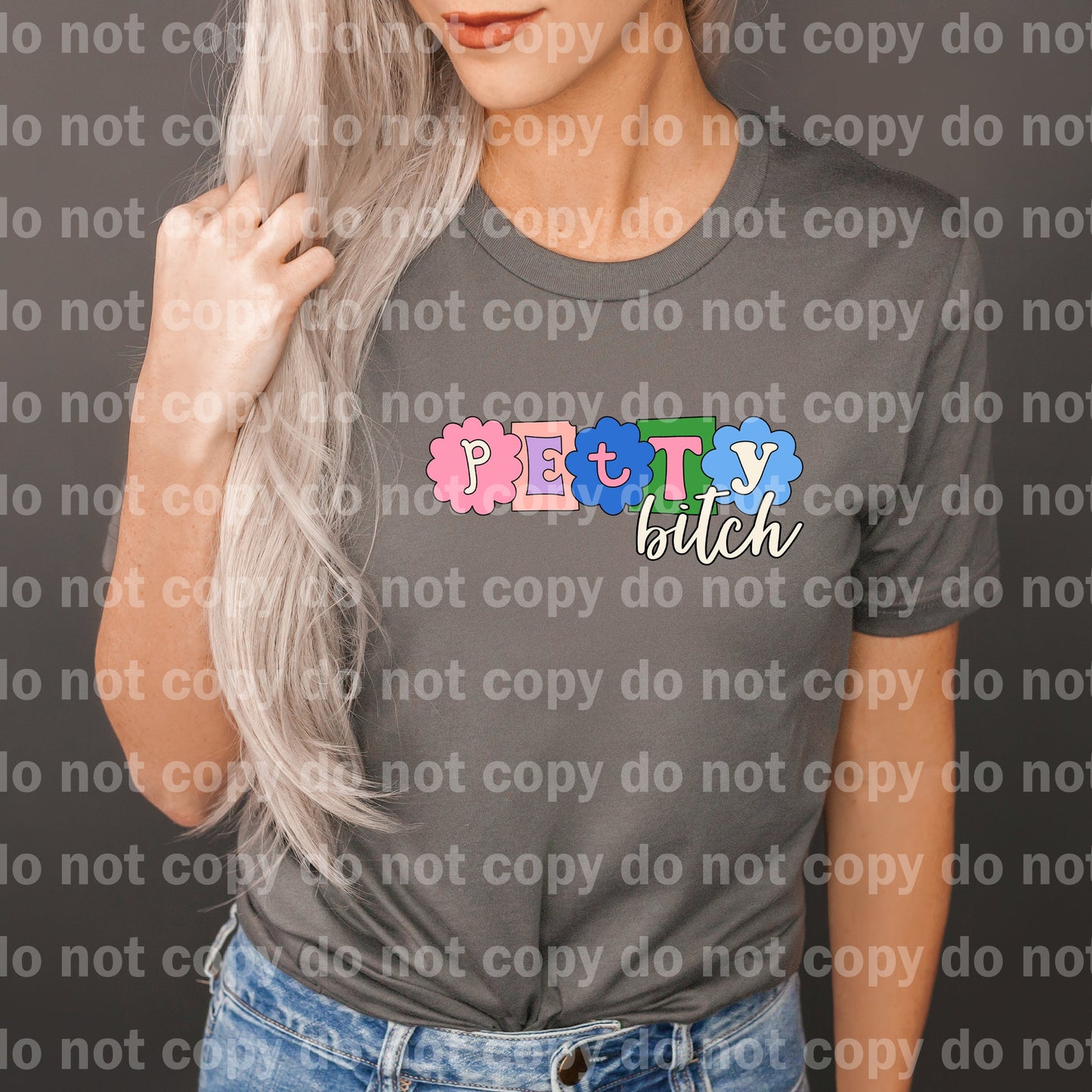 Petty Bitch Colorful Shapes Dream Print or Sublimation Print