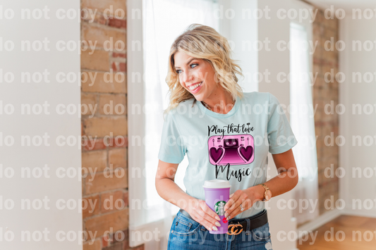 Play That Love Music Dream Print or Sublimation Print