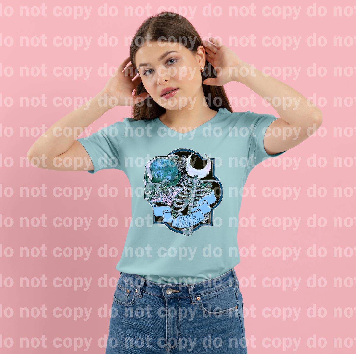 Pots Warrior Skull Moon Moth Emblem