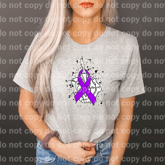 Purple Cancer Ribbon Dream Print or Sublimation Print