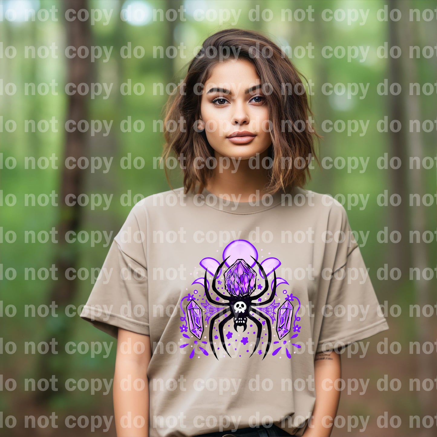 Purple Crystal Spider Dream Print or Sublimation Print