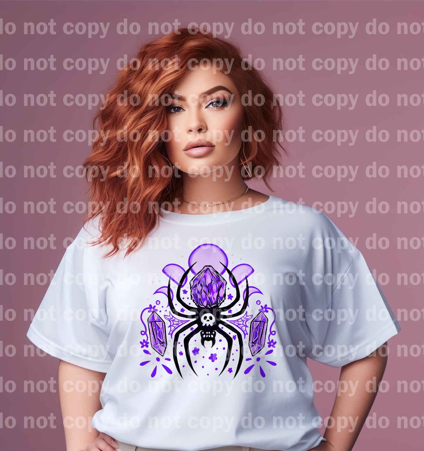 Purple Crystal Spider Dream Print or Sublimation Print