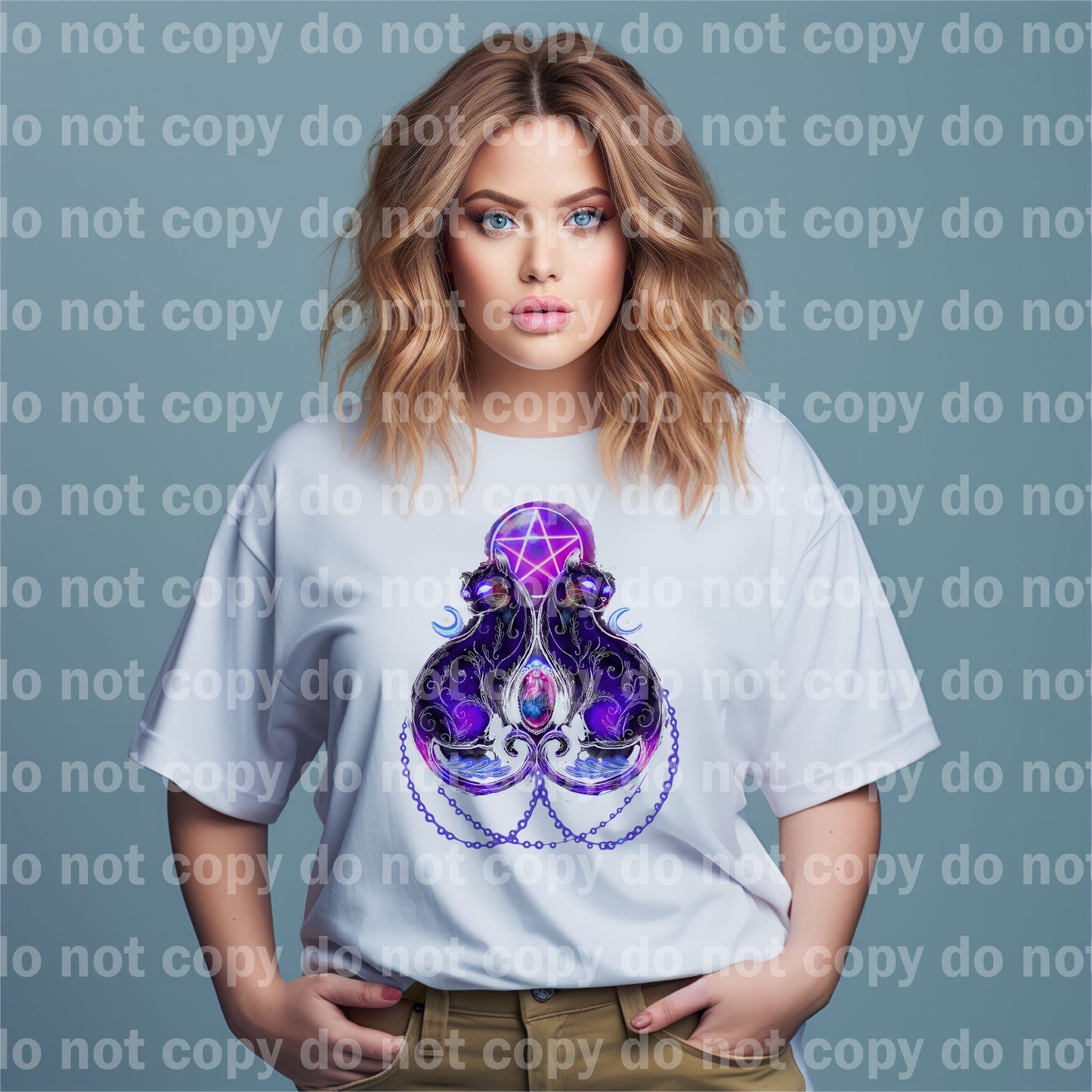 Magical Cats Star Purple/Neon Purple/White Dream Print or Sublimation Print