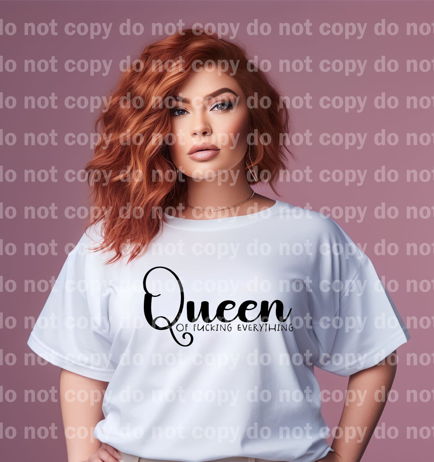 Queen of Fucking Everything Black/White Dream Print or Sublimation Print