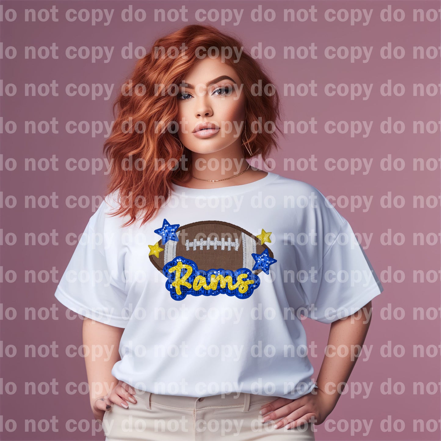 Rams Football Dream Print or Sublimation Print