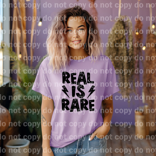 Real Is Rare Lightning Bolts Distressed/Non Distressed Dream Print or Sublimation Print