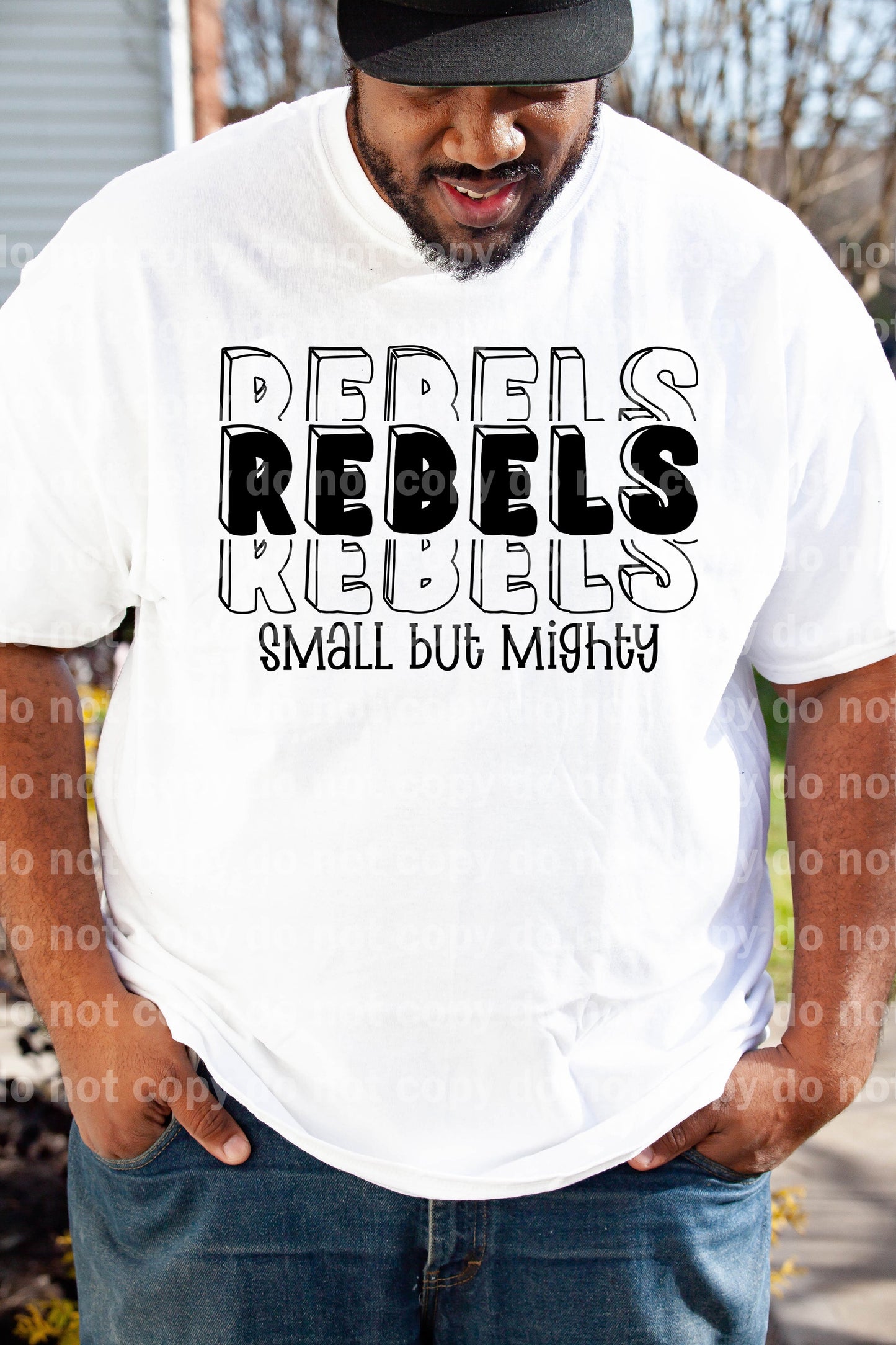 Rebels Small But Mighty Black/White Dream Print or Sublimation Print