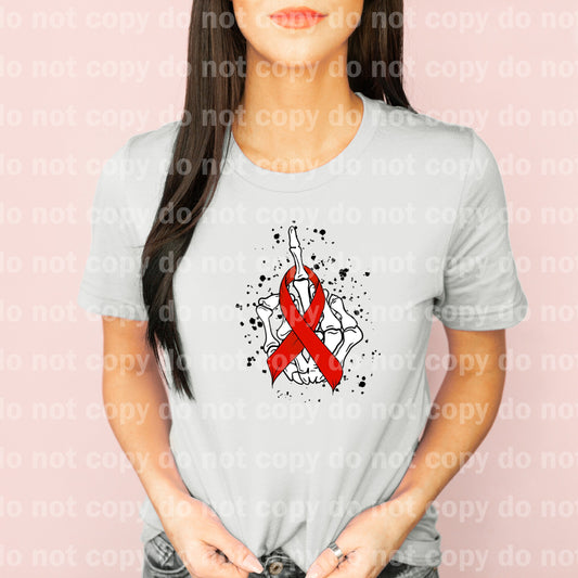 Red Cancer Ribbon Dream Print or Sublimation Print