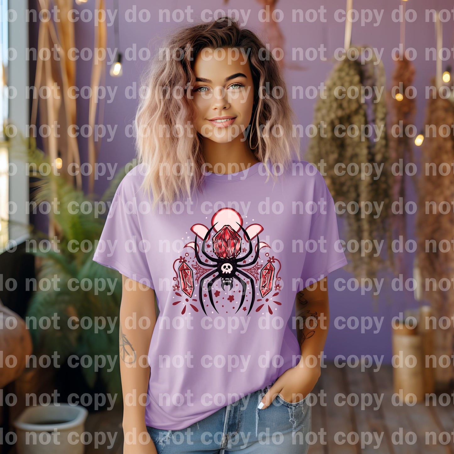 Red Crystal Spider Dream Print or Sublimation Print