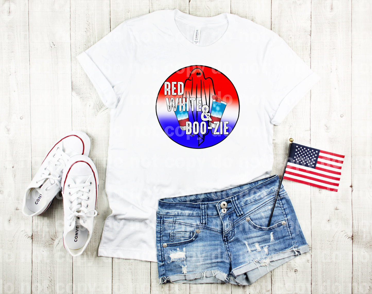 Red White And Boo Zie Dream Print or Sublimation Print