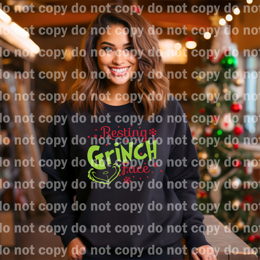 Resting Green Face Dream Print or Sublimation Print