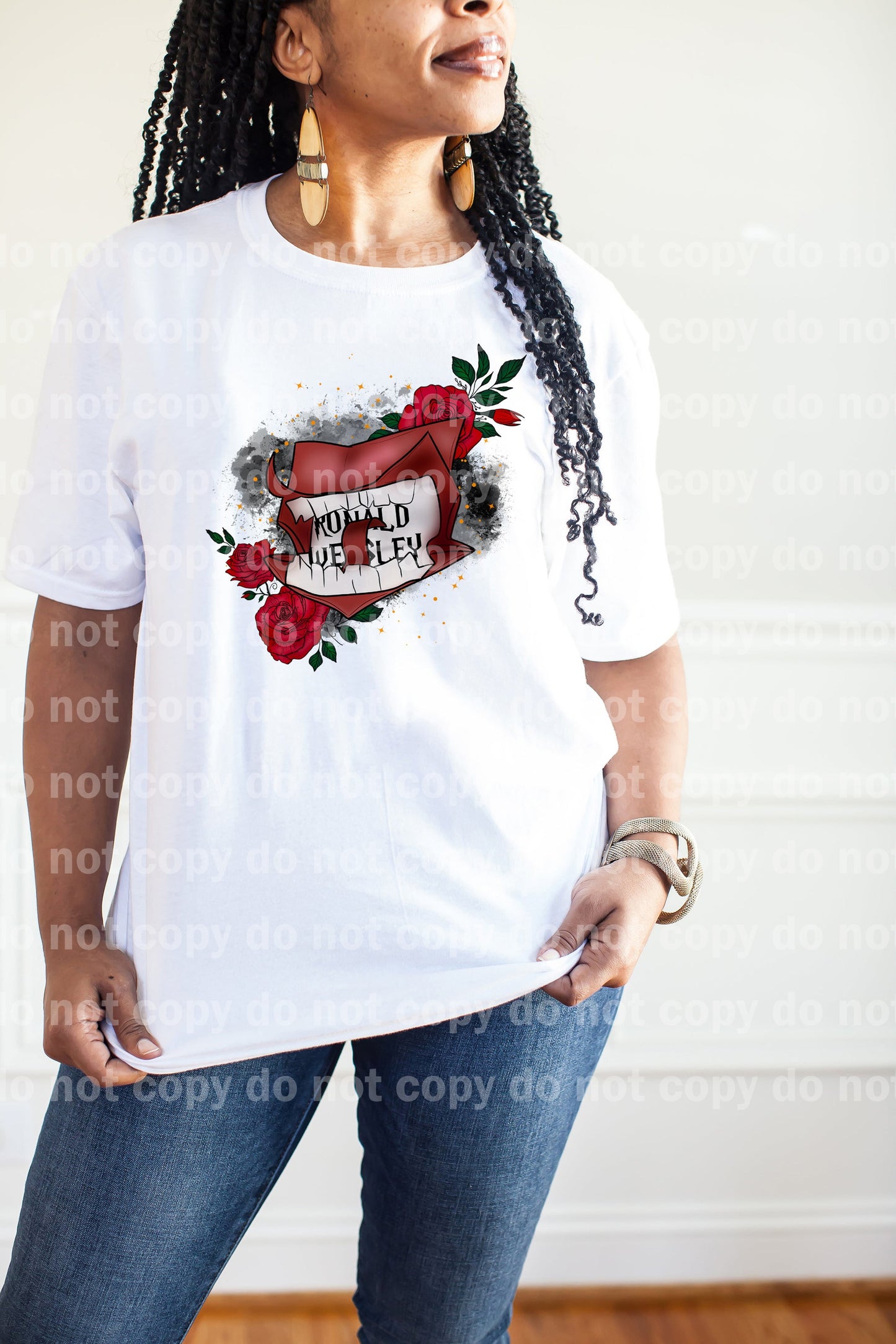 Ronald How Dare You Lips Roses Dream Print or Sublimation Print