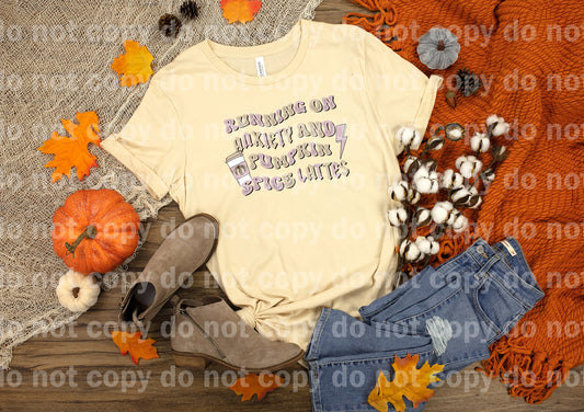Running On Anxiety And Pumpkin Spice Lattes Full Color/One Color Dream Print or Sublimation Print