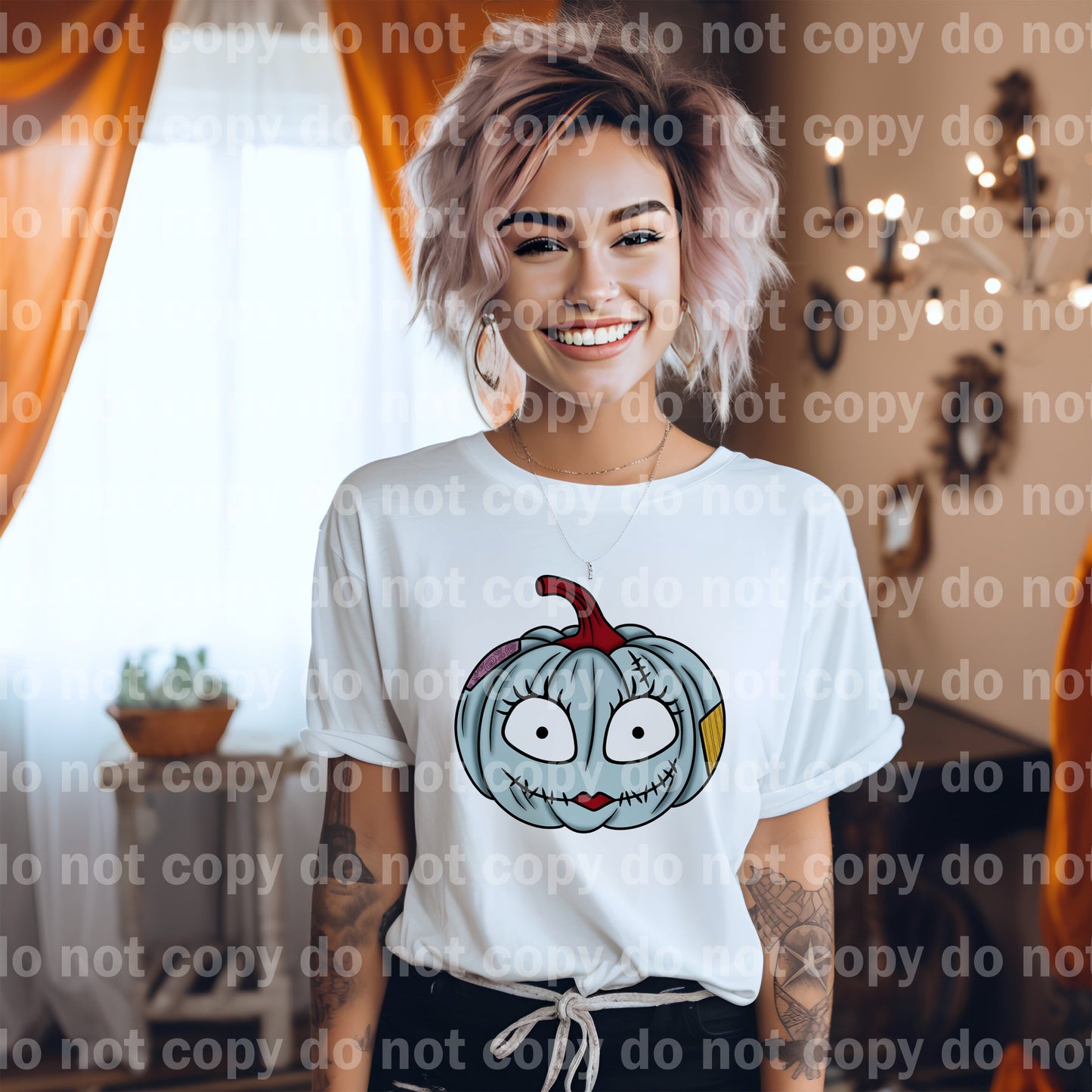 Sally Pumpkin Full Color/One Color Dream Print or Sublimation Print