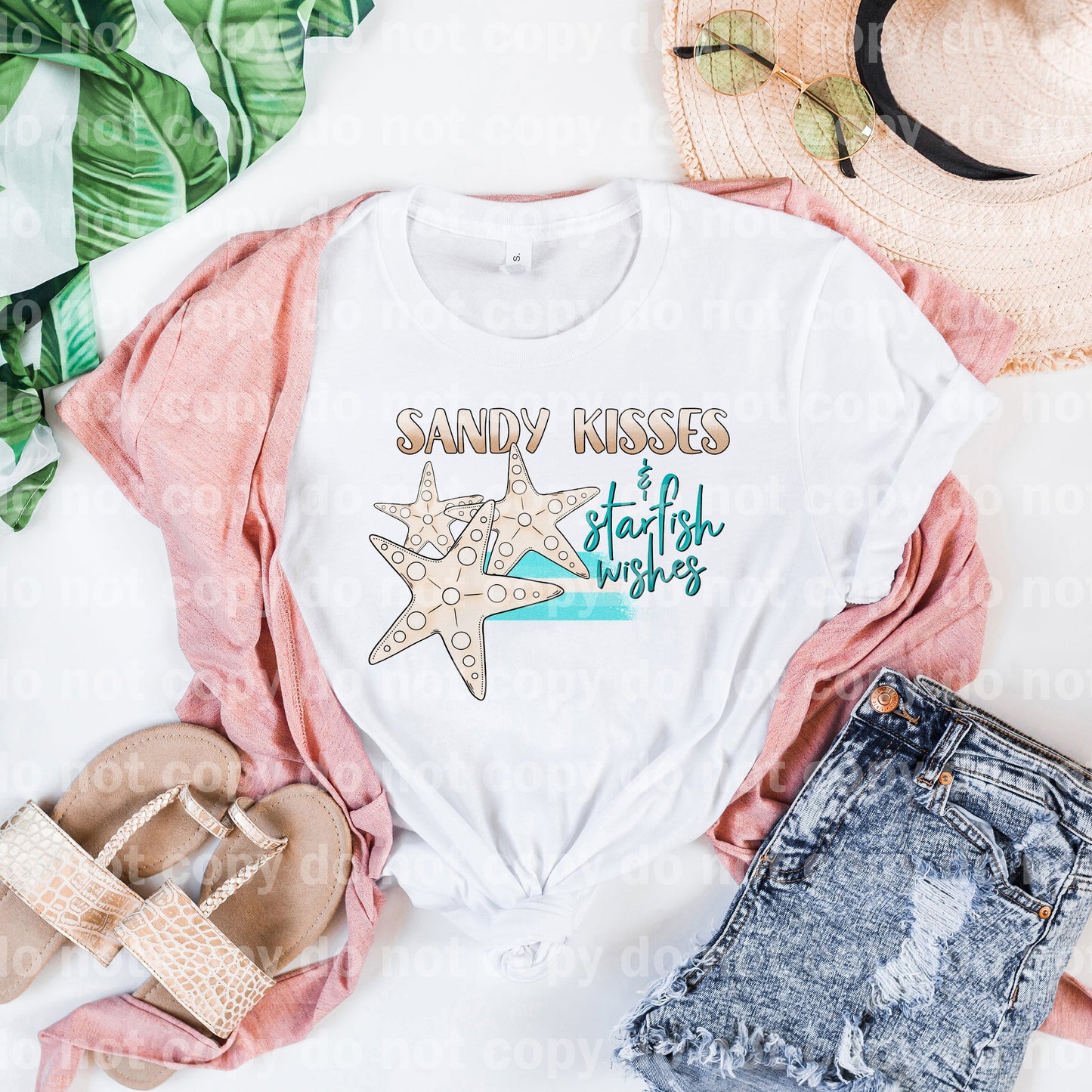Sandy Kisses And Starfish Wishes Dream Print or Sublimation Print