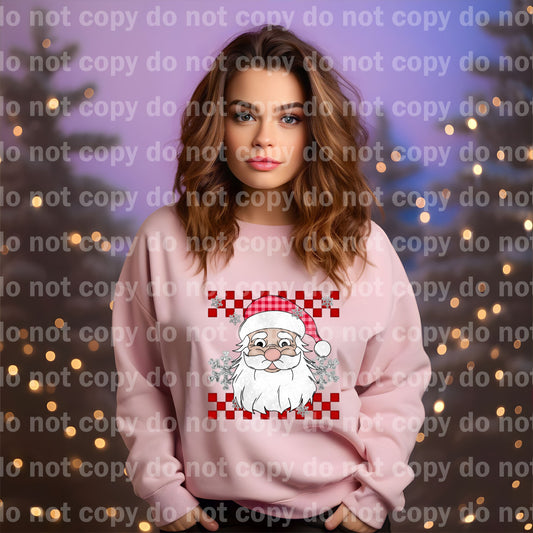 Santa Embroidery Sequin Dream Print or Sublimation Print