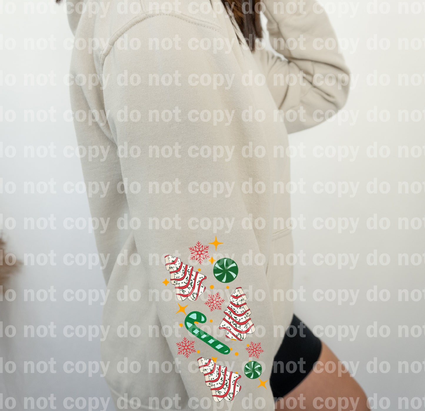 Santa's Favorite Ho Ho Ho with Optional Sleeve Design Dream Print or Sublimation Print