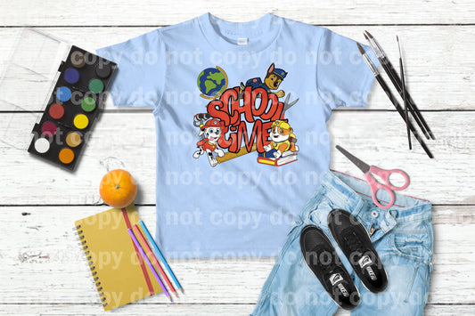 School Time Dogs Dream Print or Sublimation Print