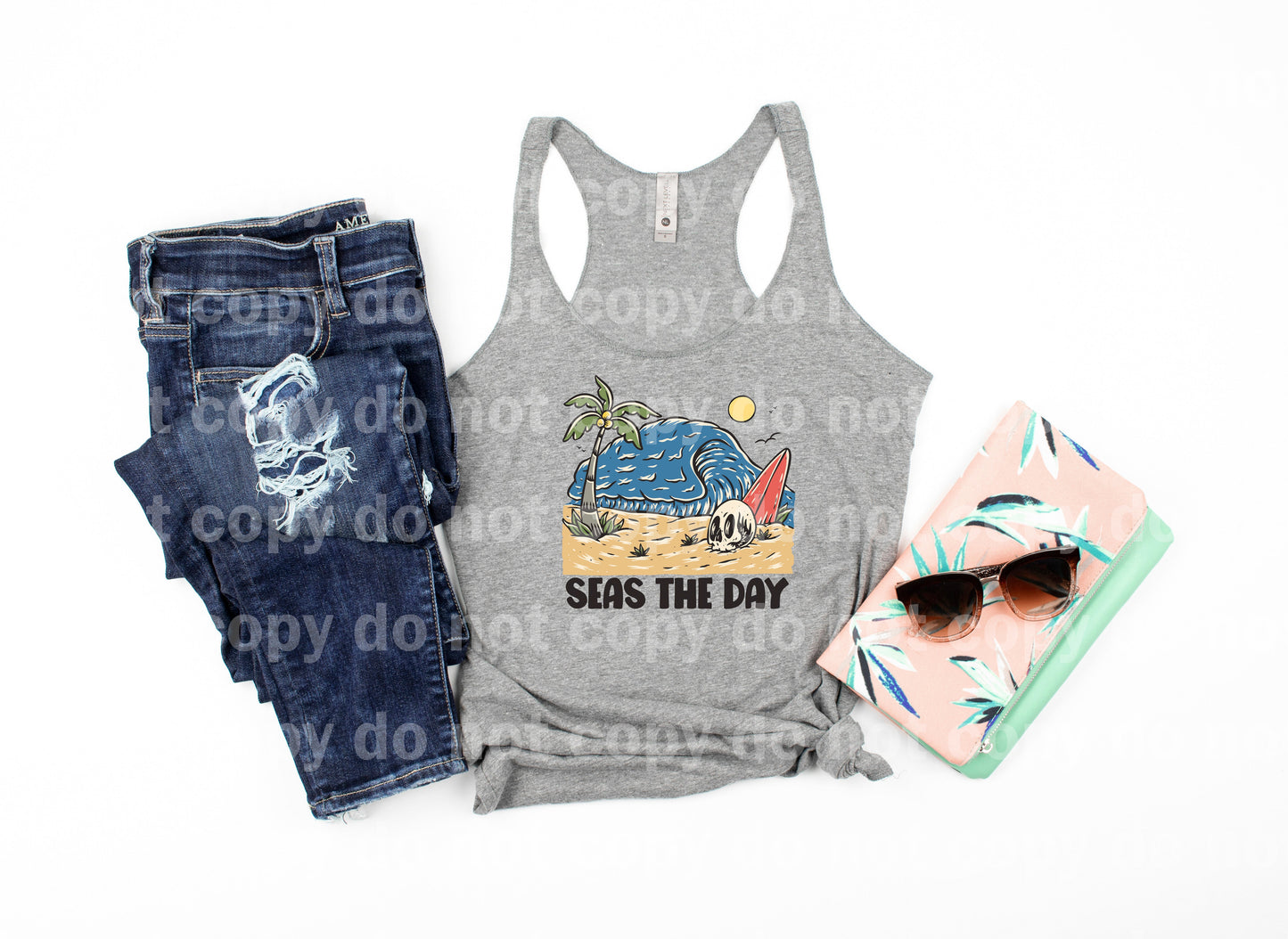 Seas The Day Skeleton Dream Print or Sublimation Print