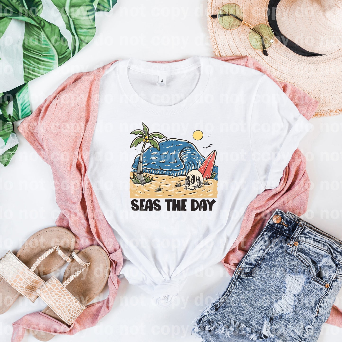 Seas The Day Skeleton Dream Print or Sublimation Print