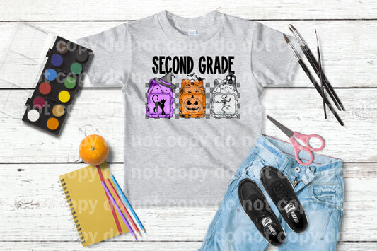Second Grade Spooky Backpack Dream Print or Sublimation Print