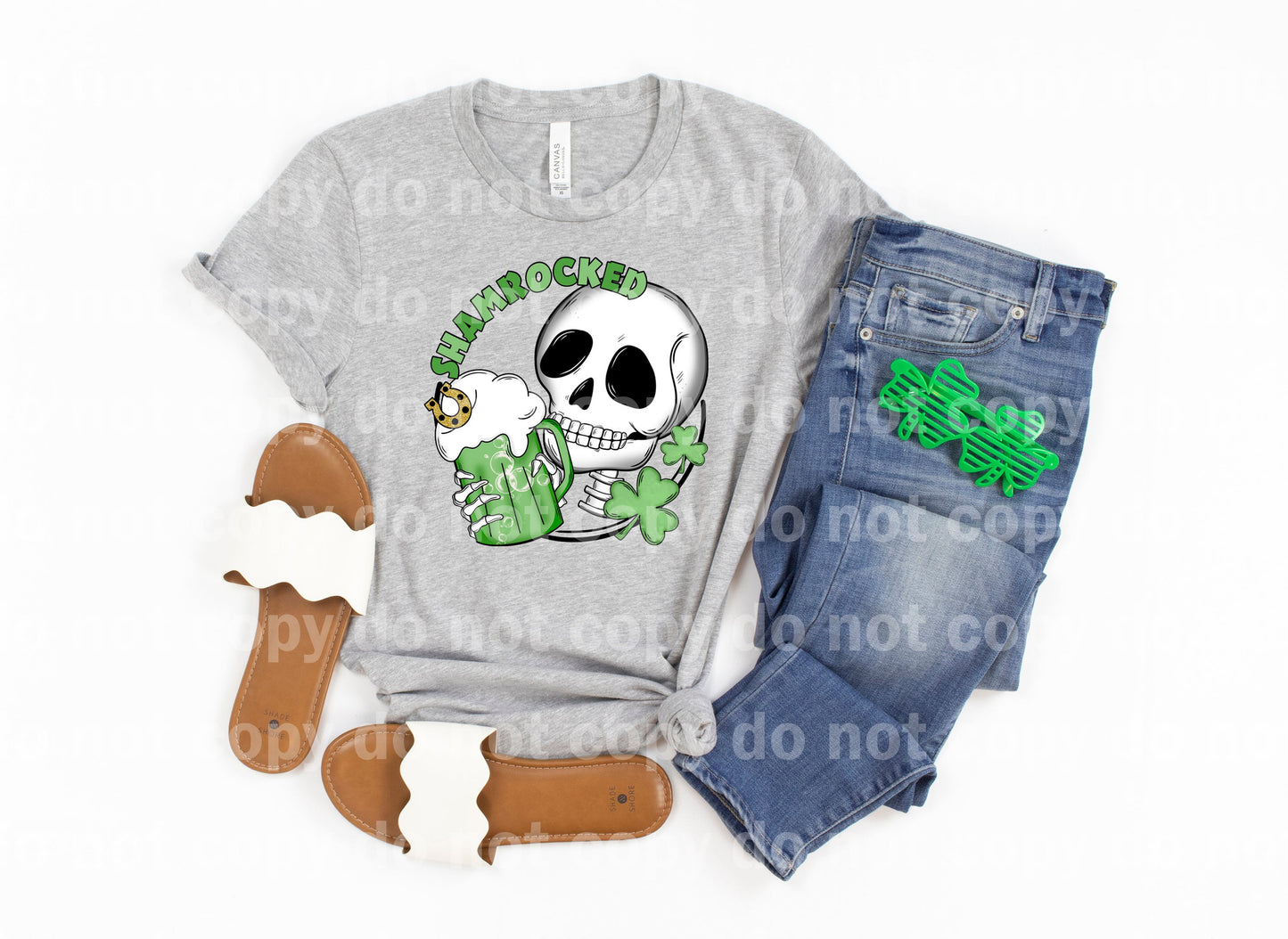 Impresión de sueño Shamrocked Skellie o impresión de sublimación