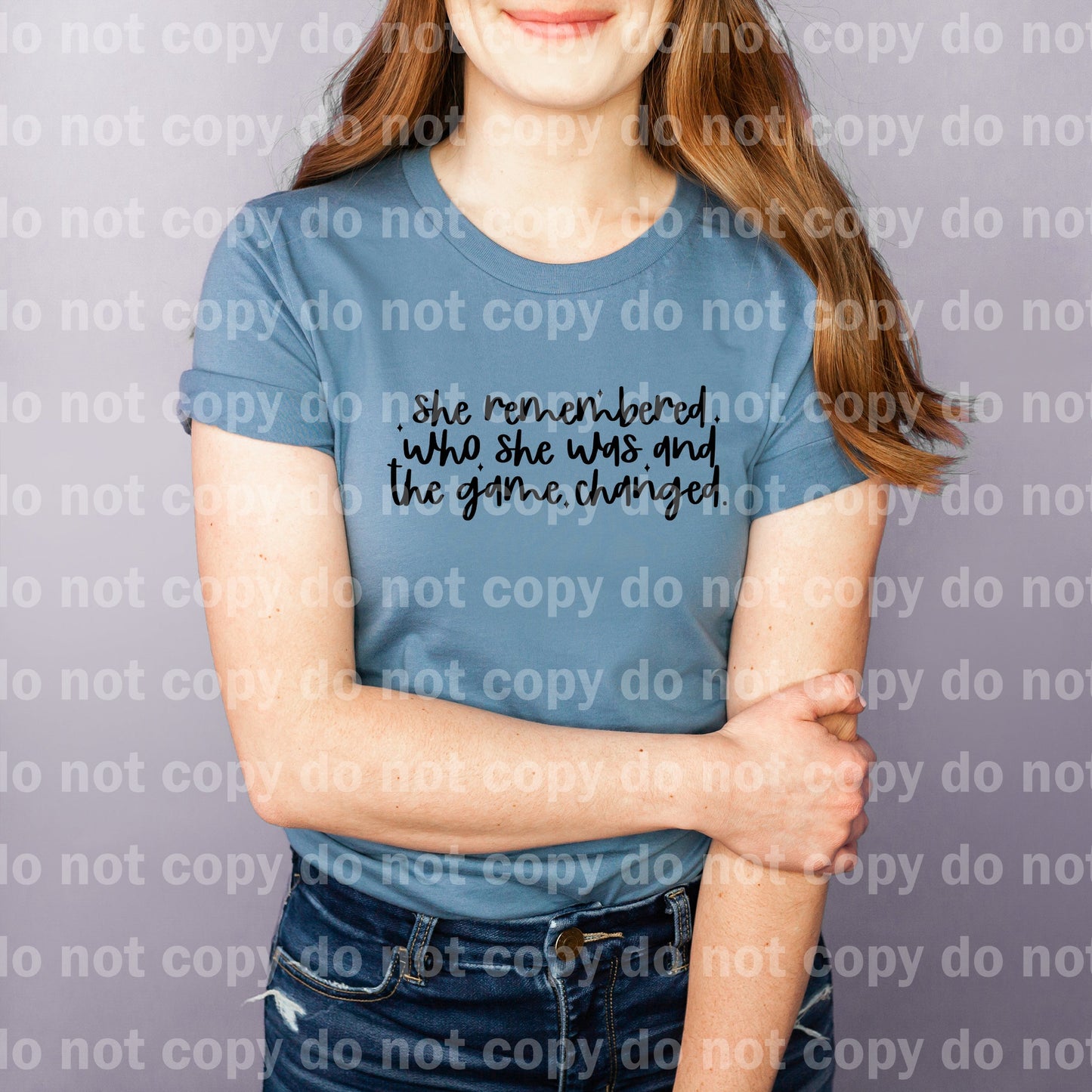 She Remembered Who She Was And The Game Changed Black/White Dream Print or Sublimation Print