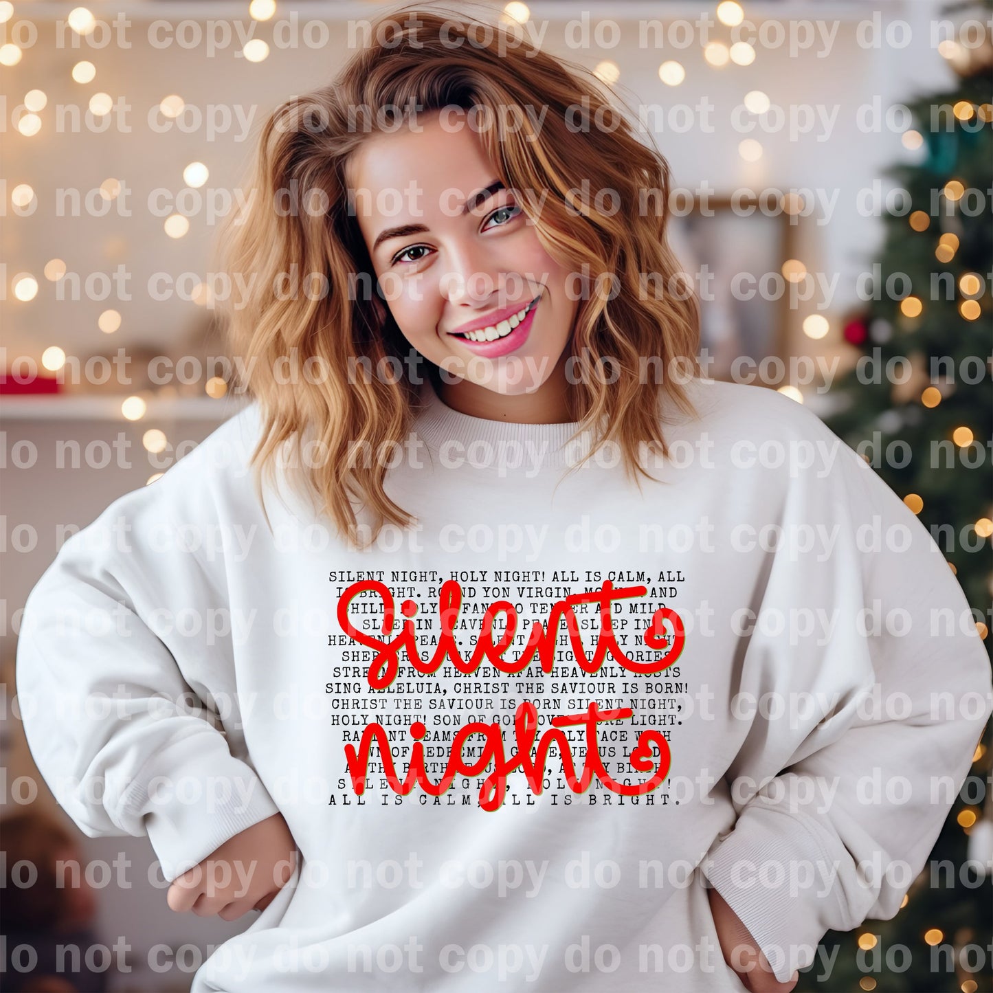 Silent Night Song Dream Print or Sublimation Print