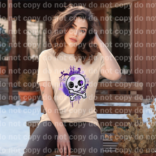 Skull And Bones Pirate Watercolor Dream Print or Sublimation Print