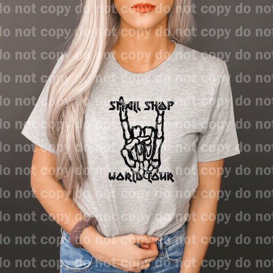 Small Shop World Tour Black/White Dream Print or Sublimation Print