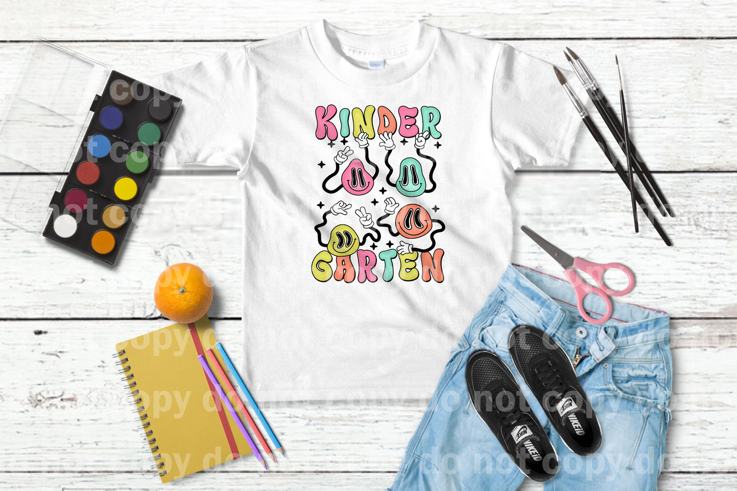 Smiley Emoji Kindergarten Multicolor/Black Dream Print or Sublimation Print