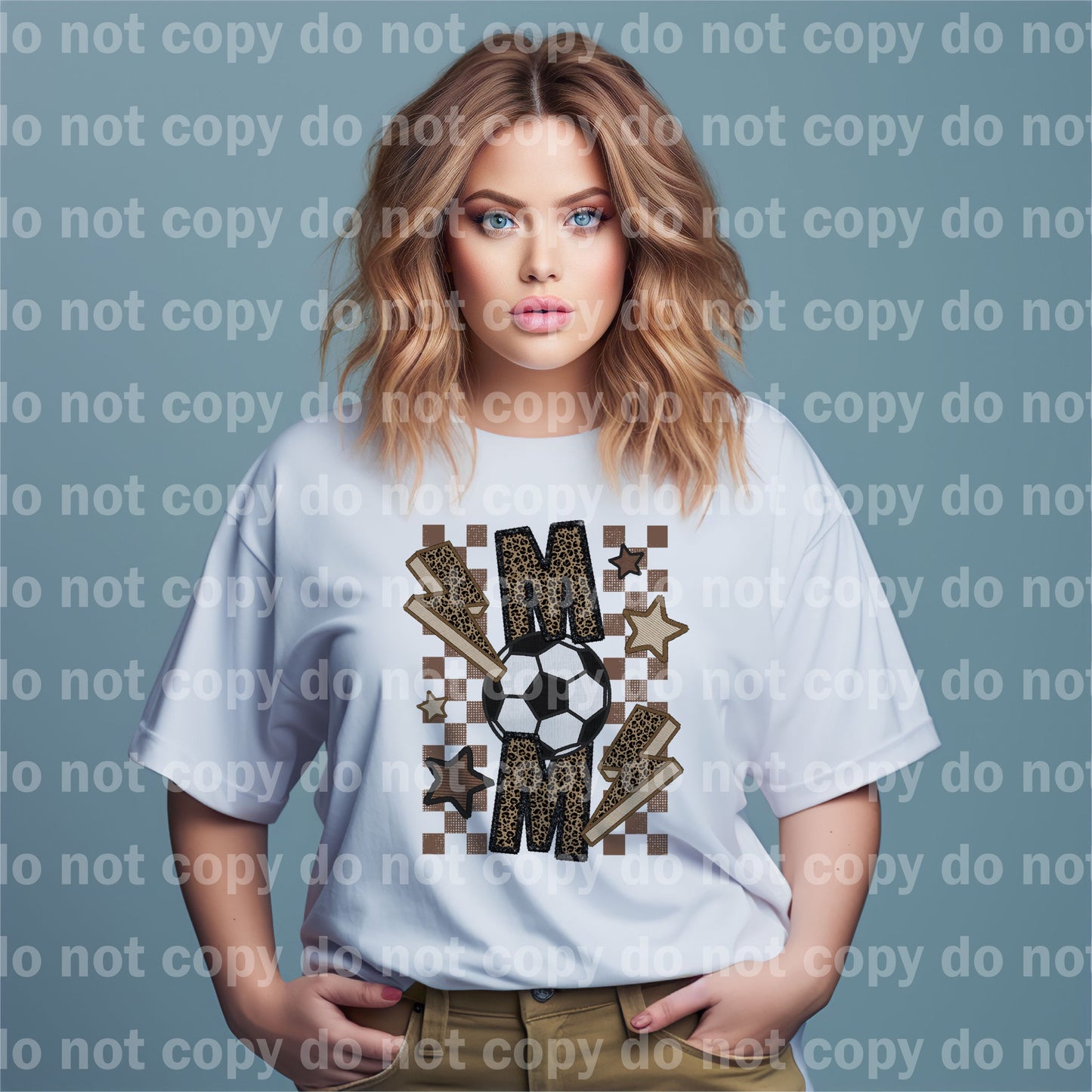 Soccer Mom Checkered Dream Print or Sublimation Print