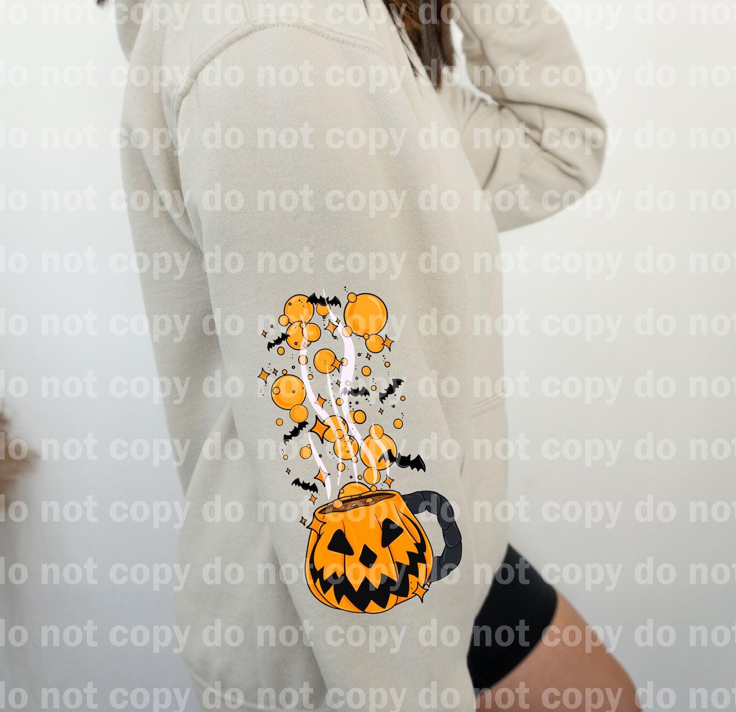 Somethings Brewing Pumpkin with Optional Sleeve Design Dream Print or Sublimation Print