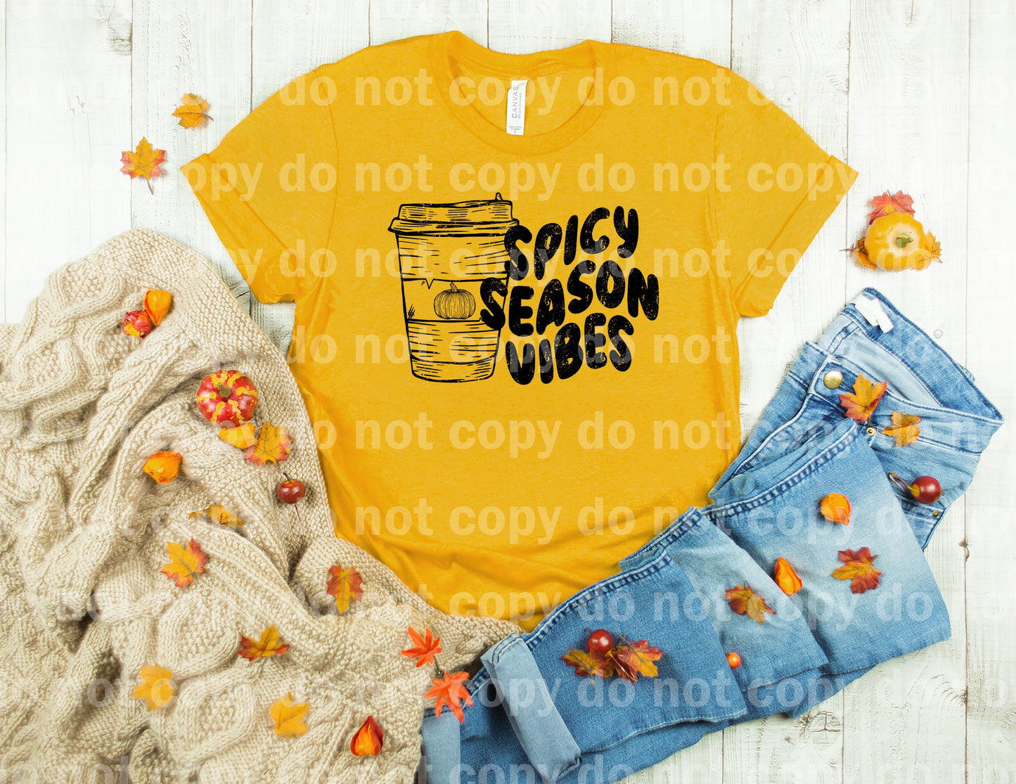 Spicy Season Vibes Distressed Full Color/One Color Dream Print or Sublimation Print