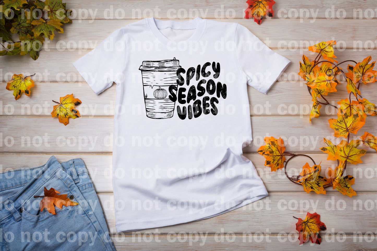 Spicy Season Vibes Distressed Full Color/One Color Dream Print or Sublimation Print