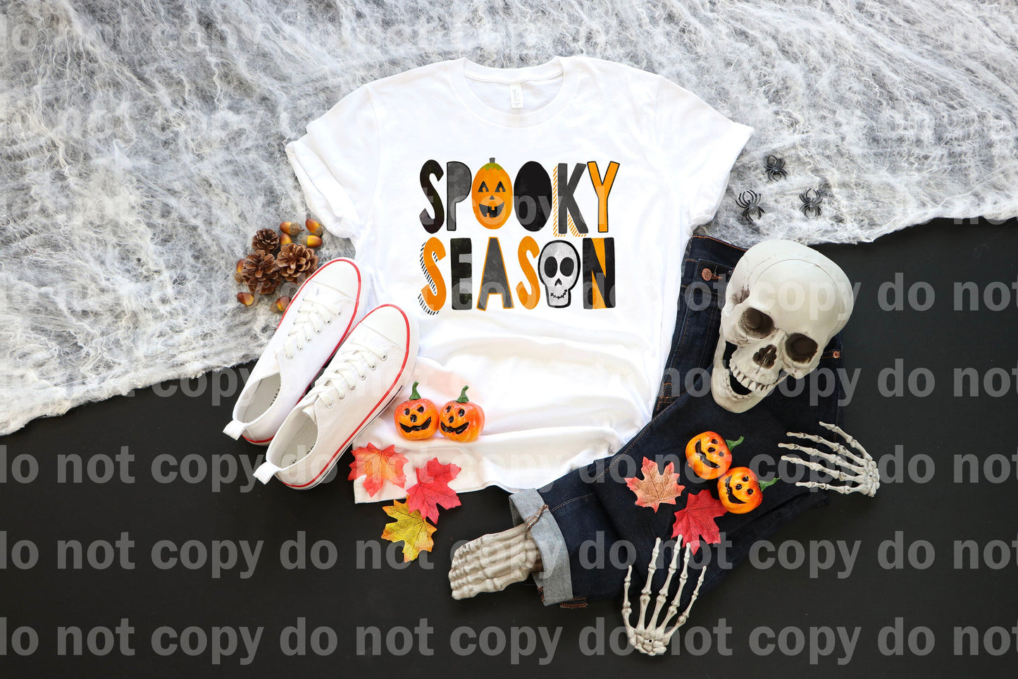 Spooky Season Pumpkin Skull Dream Print or Sublimation Print