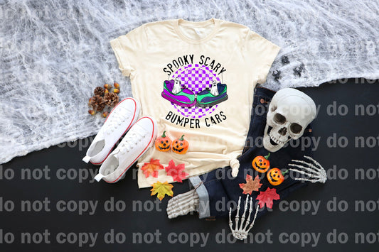 Spooky Scary Bumper Cars Dream Print or Sublimation Print
