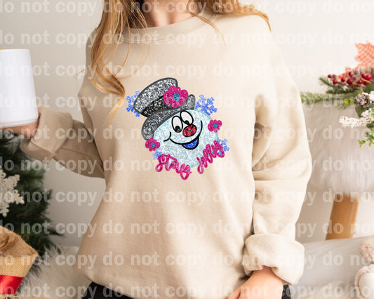 Stay Jolly Frosty Dream Print or Sublimation Print